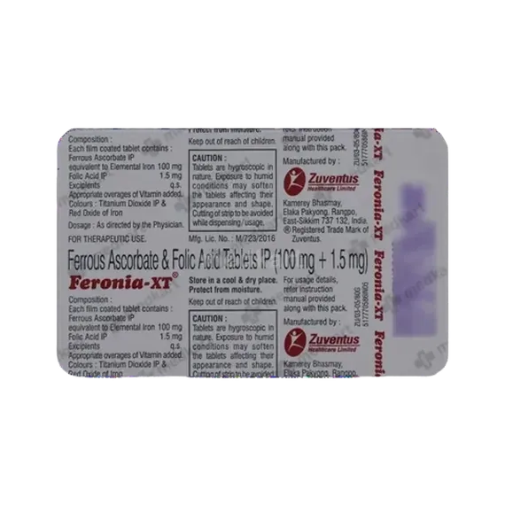 feronia xt tablet 10's